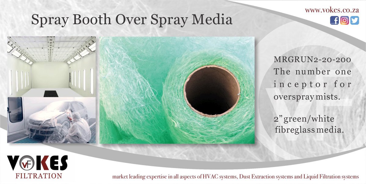 VokesFiltration's tweet photo. Spray Booth Over Spray Media
> EXPERTISE > SERVICE > PRODUCT RANGE
https://t.co/XsjdtsrbSF…
sales@vokes.co.za
#vokesfiltration #vokes #filtration #AirFiltration #OversprayMedia #SprayBoothFiltration #cirobertson #TaigeisDigital https://t.co/7YEgWcZ80j