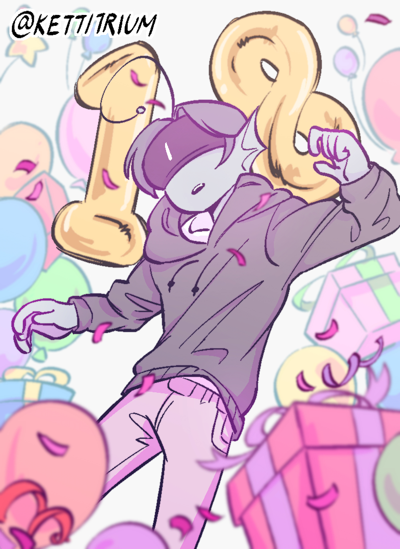 THIS IS A COLLAB BETWEEN ME AND @Nopedog_ 
HE DID THE SKETCH AND I DID THE LINES AND COLOUR 
