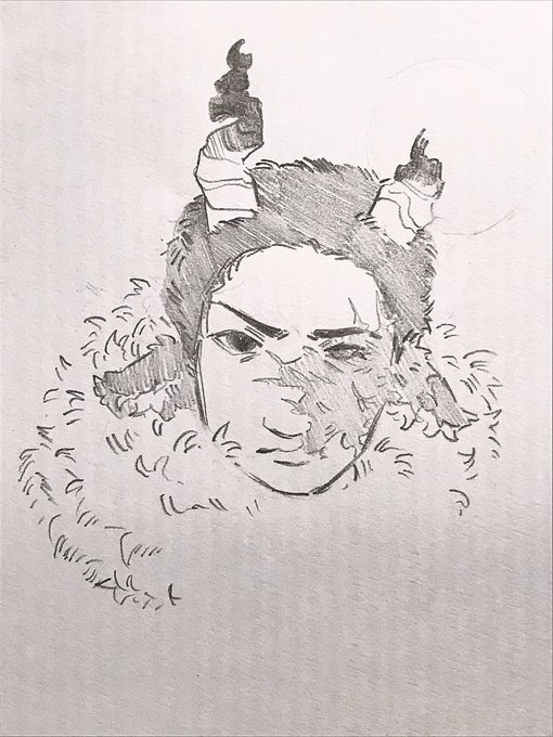 experimenting with artsyles and i have no idea what possessed me while drawing this but i like it 🎄 