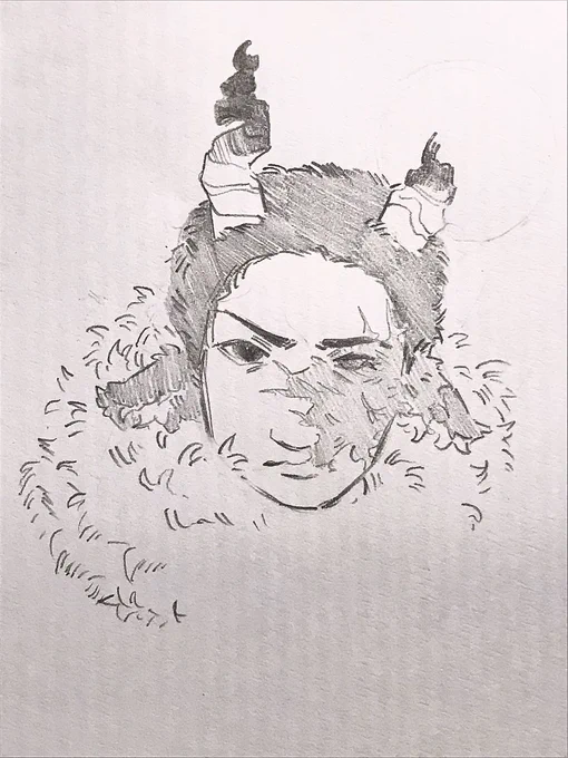 experimenting with artsyles and i have no idea what possessed me while drawing this but i like it 🎄 