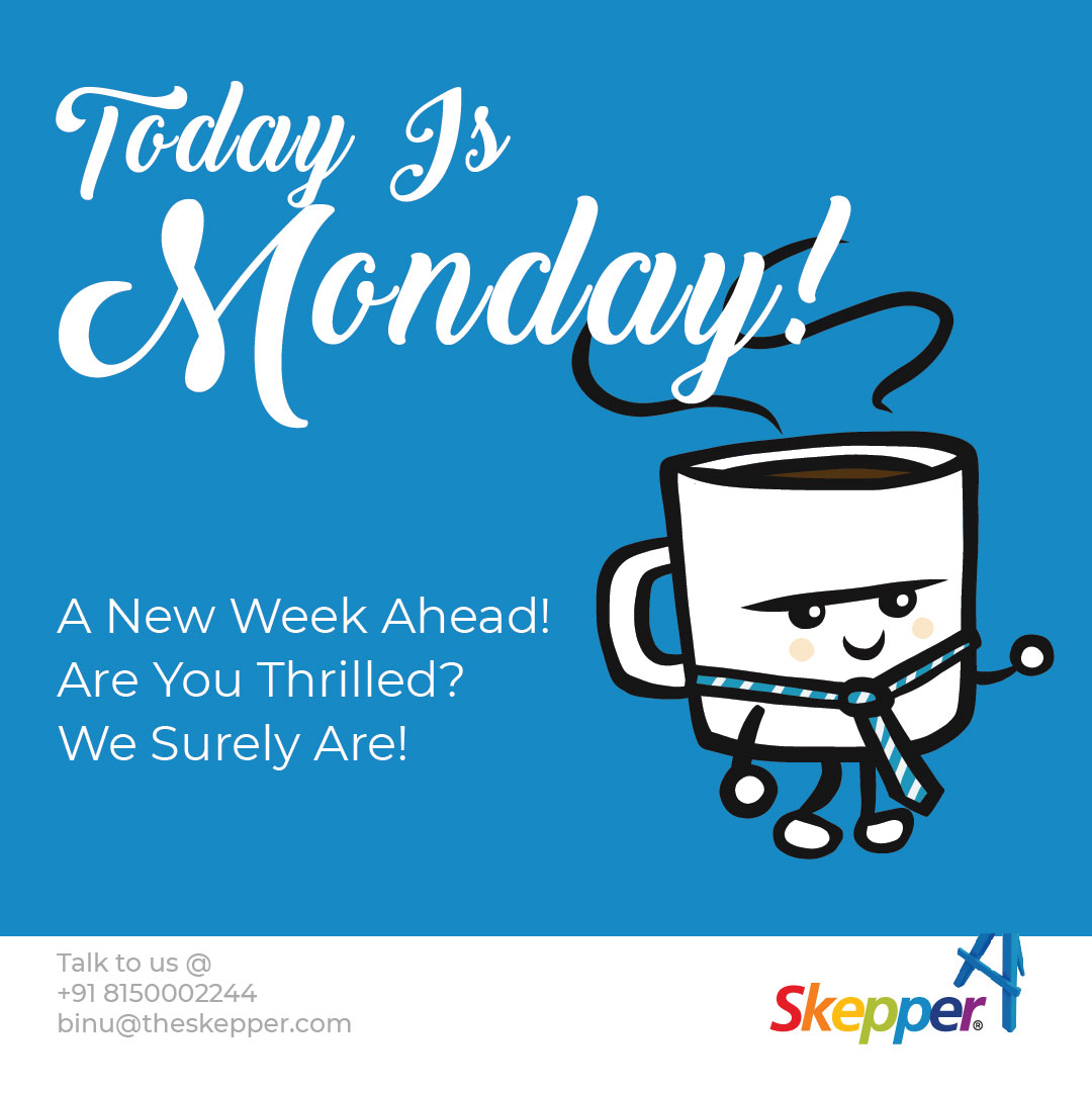 theskepper's tweet photo. Hey folks! Get ready for Monday and gear up for the new experiences, challenges, and adventures that await you this week.
#monday #mondaymotivation #mondayblues #mondaymood #skeppercreative #agencylife https://t.co/ERfGvRszRx
