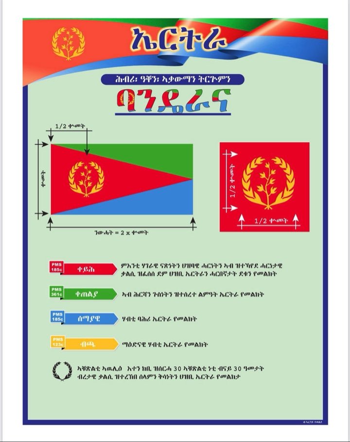 TighistyM's tweet photo. My Flag🇪🇷is my identity!!#EritreaPrevails https://t.co/oSiim8X2OB