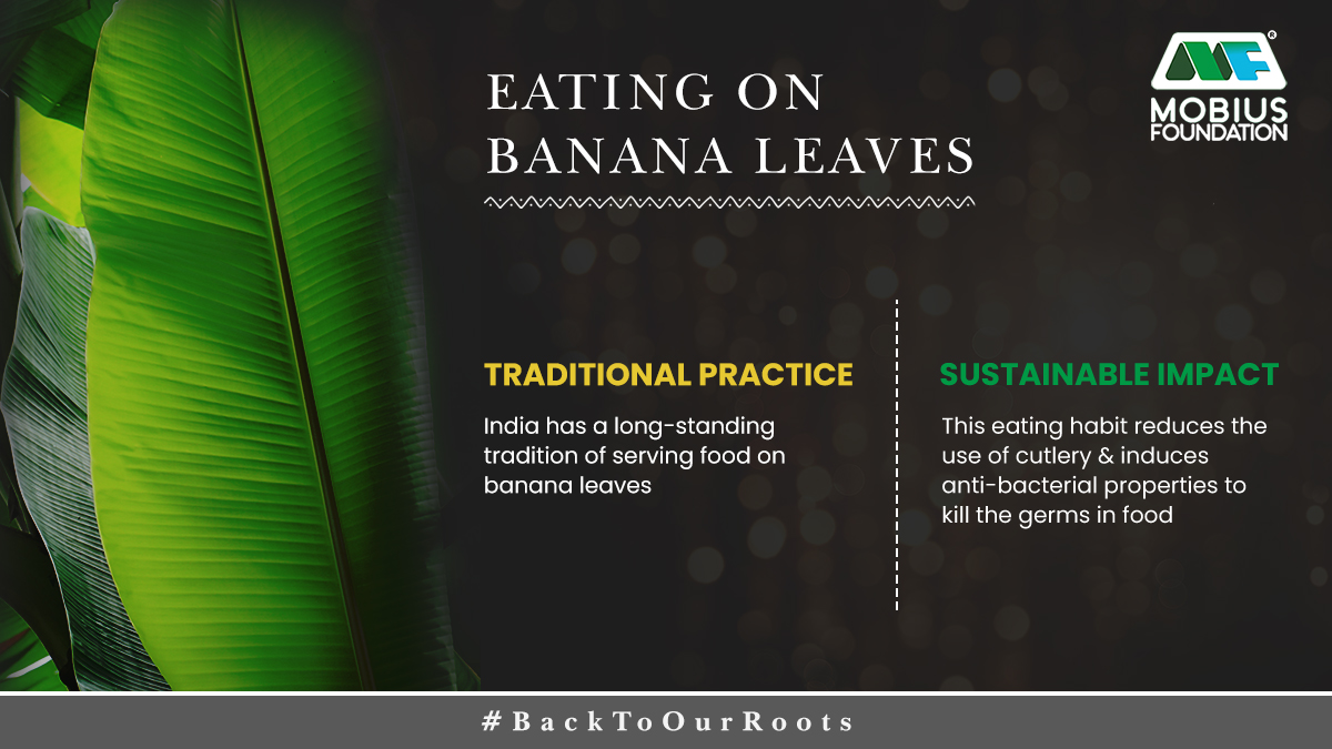 themobiusfound's tweet photo. Banana leaves are biodegradable and anti-bacterial in nature. This long standing tradition holds sustainability and wellness in its essence.
#BackToOurRoots #LetsGetRooted #StrongAndSustainable #CuturallyRooted #IndianSustainableLiving https://t.co/5WyiwaG1kM