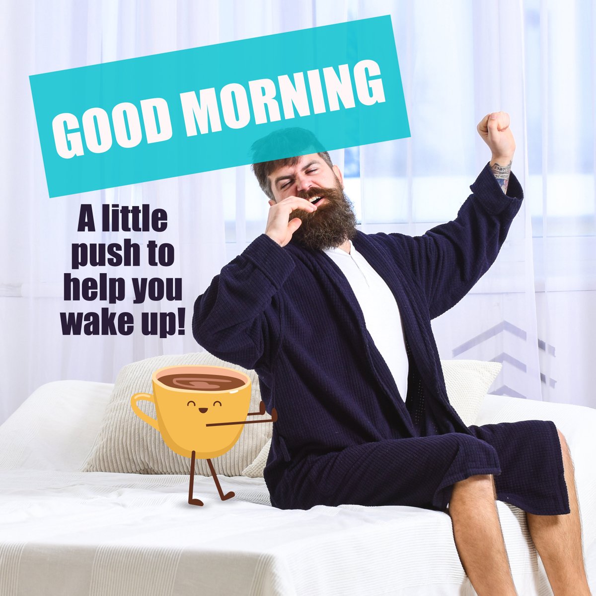 javafactory's tweet image. The best way to wake up is with a nice hot cup of coffee that can make your day just look so much brighter.

Get some Wakey Wakey here: amazon.com/dp/B00GRNUPKO/

#JavaJunky #MondayMorning #MondayCoffee