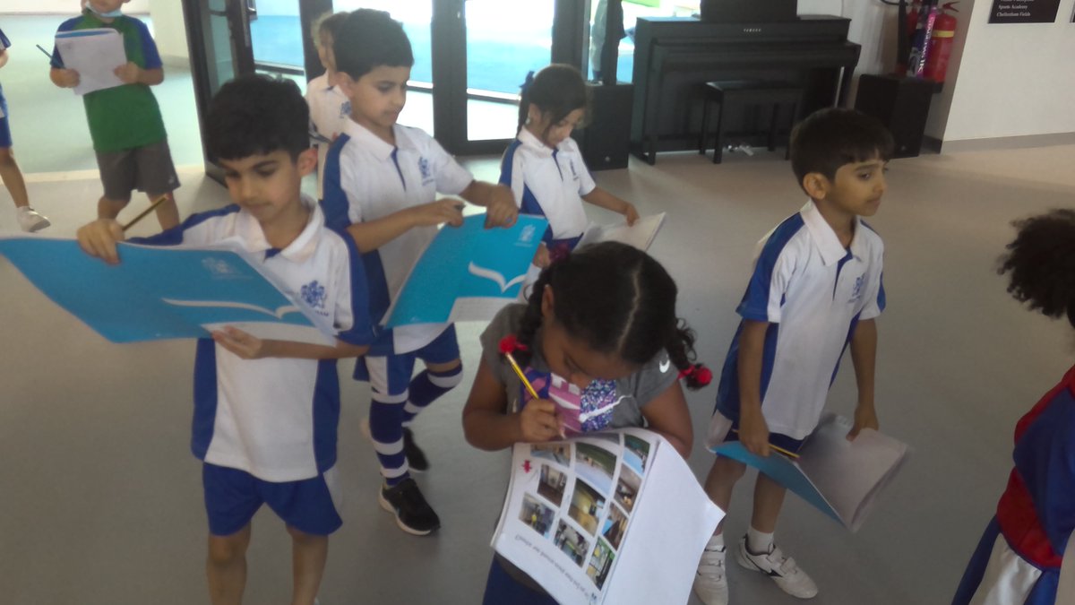 CheltenhamOman's tweet photo. This is Grade 1 on their βDiscovery Walkβ finding places in their new school! We are learning about our immediate and local environment as part of our βMe and My Worldβ topic.
#discovery #walk #curiosity #environment #topiclearning #cheltenhammuscat https://t.co/R4R0rsBzuc