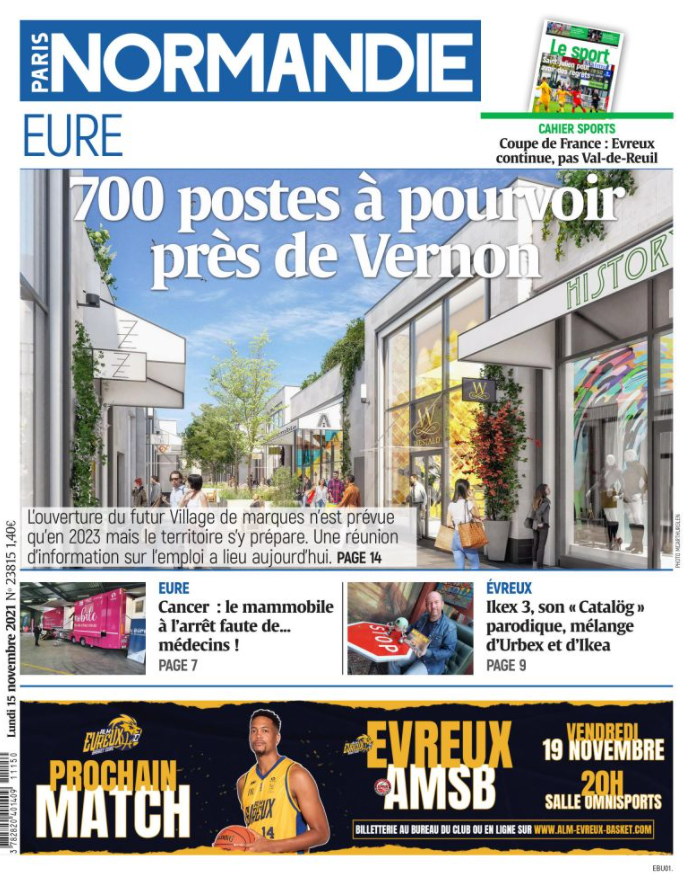 paris_normandie's tweet photo. À la #Une de #ParisNormandie aujourd'hui : retour en images sur la foire aux #harengs et 700 postes à pourvoir près de #Vernon ! #Normandie #Eure #Havre #Dieppe #Rouen #Caux #Fecamp https://t.co/g90QUjPiY1