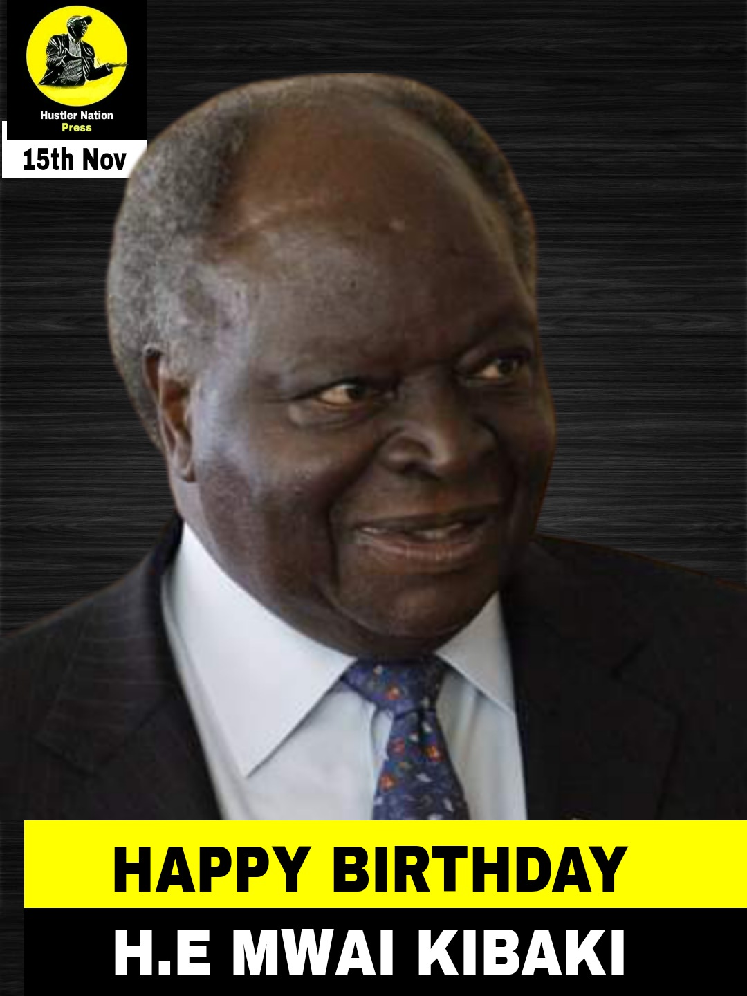 Happy birthday to the father of democracy in Kenya Hon Mwai Kibaki 