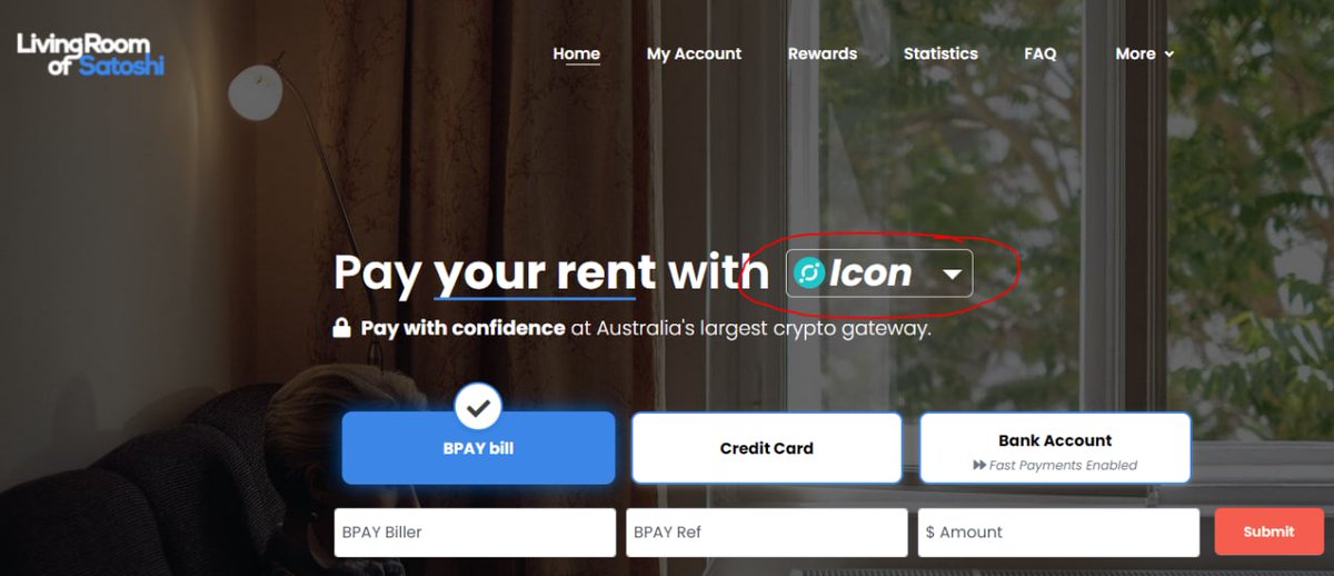 Living room of satoshi is a site that lets you pay bills, rent and other things in Australia with crypto. Check out what just got added 👇👇👇 #icon $icx
