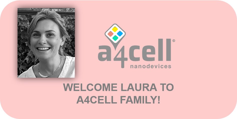 ArraysCell's tweet image. We are delighted to introduce you our new partner Laura Egea as Business Development Assistant. Welcome Laura to A4CELL´s team, it´s a pleasure to count with your expertise and knowledge! #singlecell #HCS #biotech #flowcytometry #cellimaging