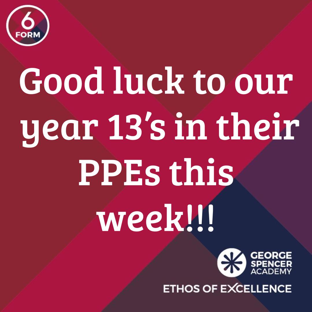 GSAsixthform's tweet photo. Good Luck to our year 13s in their PPEs this week! #gsa6thform #yougotthis https://t.co/aEJYwLrCTP