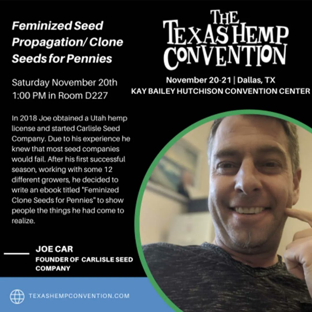 TexasHempCon's tweet photo. Curious to learn more about #feminized #seedpropogation? Maybe you want to learn more about #clones. Check out the #TexasHempConvention this November 20-21 in Dallas, Texas featuring more than 100 educational sessions throughout the weekend!

https://t.co/cveXtxvygZ https://t.co/jFxsFTEMHG