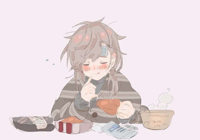 2019年の11月末の風邪ひいてケンタッキーその他ごはんもりもり食べてた記録がある 