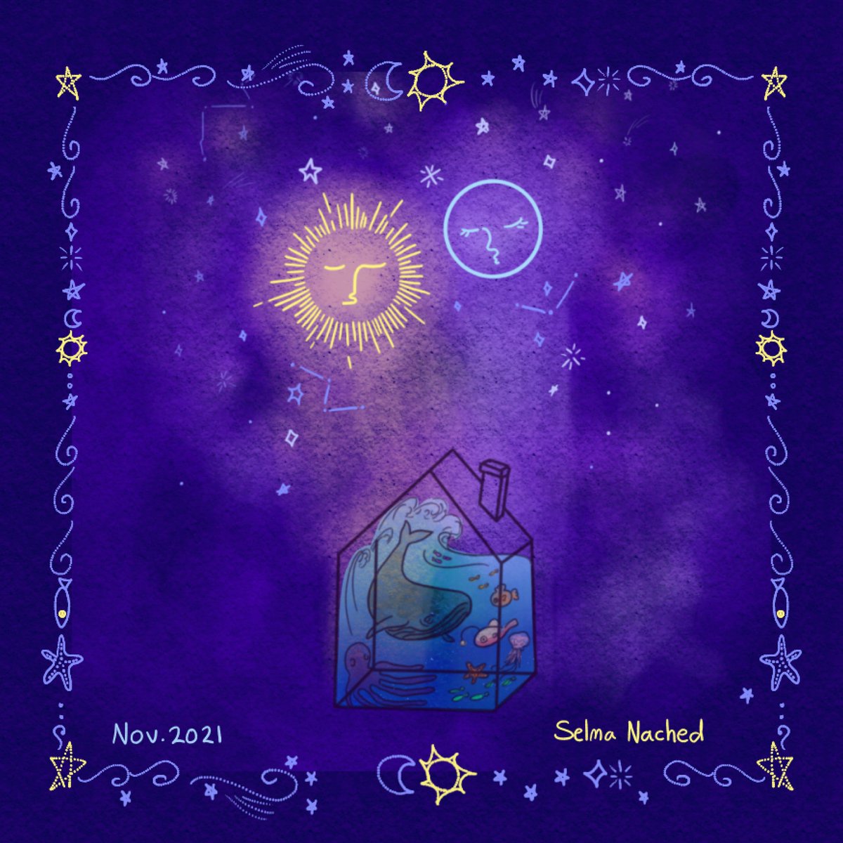 Folktale week 2021 #illustration #illustrationartist #digitalart #artchallenge #visualstorytelling #folklore #folktale #childrenillustrationartist #moon #Africanfolktale #kidlitart #folktales #fairytales #folktaleweek #folkloreart #folktaleweek2021  #celestial @folktaleweek