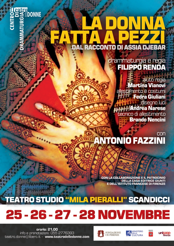📢Ricordati di PRENOTARE il tuo biglietto!

Per info e prenotazioni:
055.2776393 | teatro.donne@libero.it 

Con il contributo di:
@fondazionecrfirenze
@comunediscandicci
@teatrodellapergola
#fondazioneteatrodellatoscana

#giornatacontrolaviolenzasulledonne #teatrodelledonne