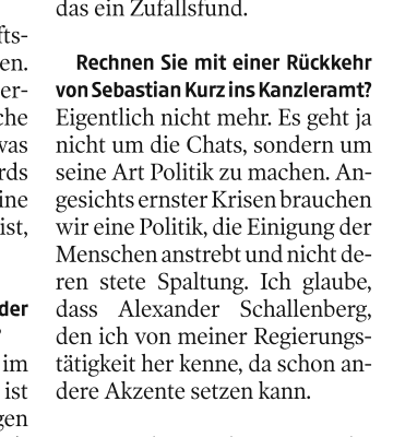 FollowTheSapper's tweet photo. Spannendes Interview mit #Jabloner in der @kleinezeitung: Einschränkungen für Ungeimpfte hält er für verfassungskonform. Die Chats nennt er "ein Problem des konservativen Lagers" und an eine Kurz-Rückkehr glaubt er nicht. Es brauche Politik der Einigung, nicht der Spaltung. 🇦🇹🏛 https://t.co/qAS8HsILbv