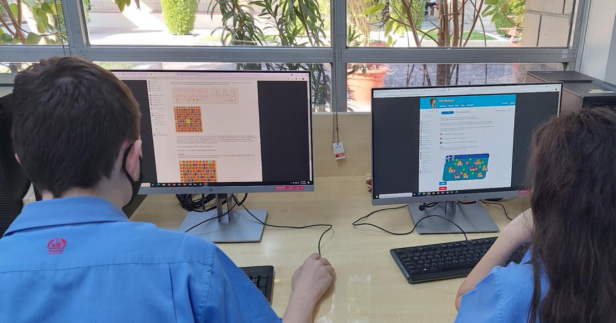 #Stcbh #Computing students taking part in the UK #Bebras Computational Thinking Challenge this week.