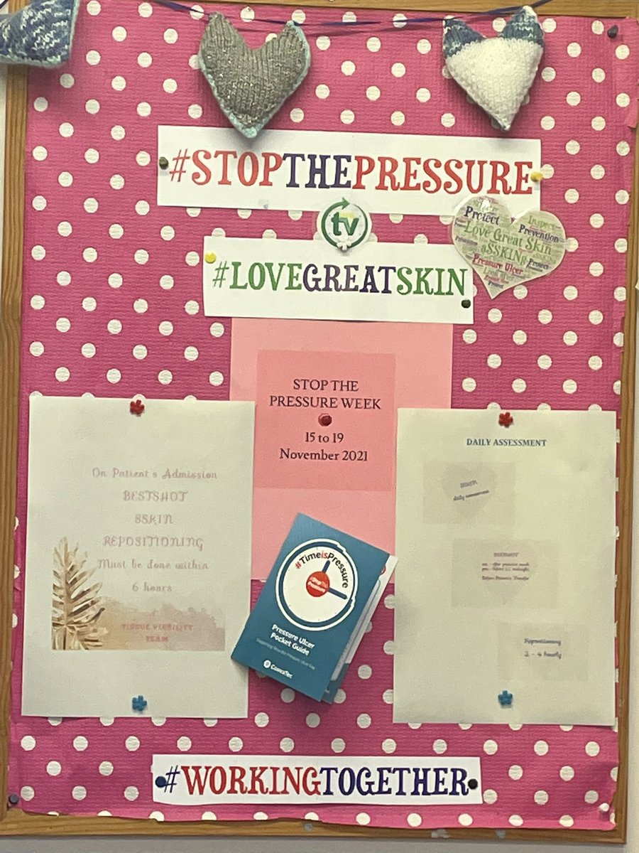 SianieD83's tweet photo. National #stopthepressure week. Brilliant efforts from our LGH ICU Tissue Viability Link team to create these! Watch this space! #lovegreatskin #timeispressure #stopthepressure https://t.co/zTttOx7d1i