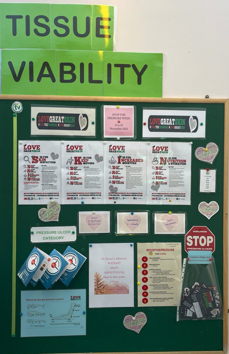 SianieD83's tweet photo. National #stopthepressure week. Brilliant efforts from our LGH ICU Tissue Viability Link team to create these! Watch this space! #lovegreatskin #timeispressure #stopthepressure https://t.co/zTttOx7d1i