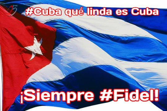 RadiocubaSTX's tweet photo. #Cuba qué linda es #Cuba con #FidelPorSiempre y la patria renace. #CubaVive @RadiocubaSTX @GEIC_DICE https://t.co/U79XrmZhlW