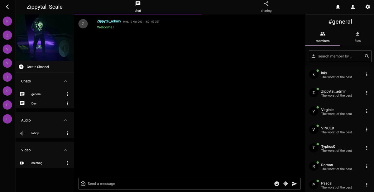 zippytal's tweet image. Part 3/3
Our beta is online here: zippytal.com
Create an account, add a friend (Zippytal_admin). I'll send you the node, if you really want to understand what we mean about social media decentralization (no blockchain).