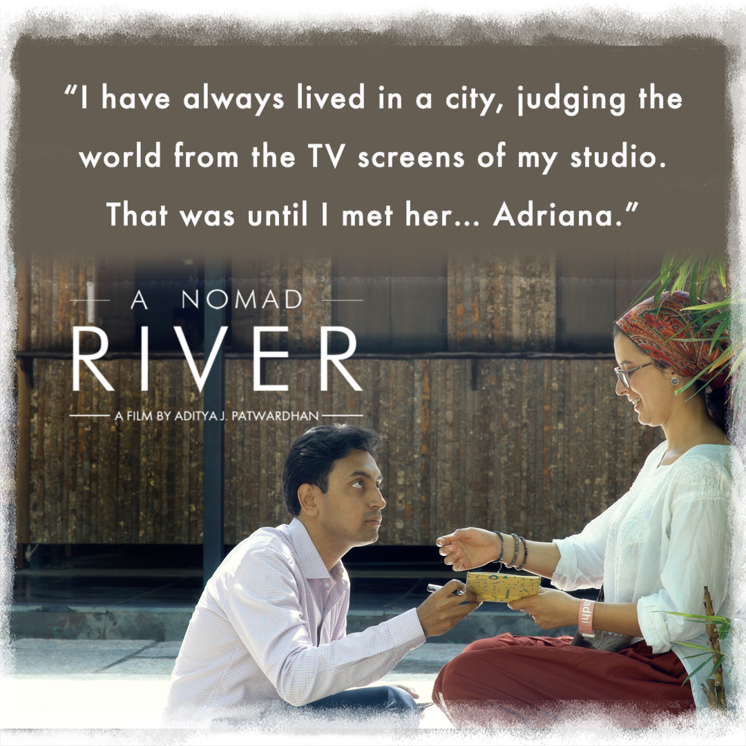 “I have always lived in a city, judging the world from the TV screens of my studio. That was until I met her… Adriana.”

Ravi Kelkar | Adriana S Vega 

#anomadriver 

Watch now - A Nomad River - on all the major platforms in North America: Amazon, Apple TV, YouTube Movies, etc