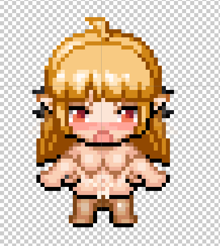 改変メインだけど
ドットエロ作ってたら
楽しくて何パターンか
作っちゃいました～ 