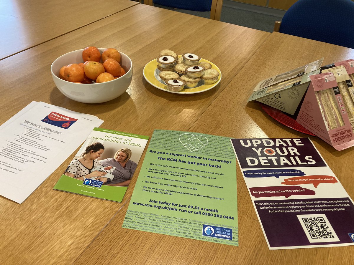 WHRCImp's tweet photo. Come and join @AlisonNWLChamp and @MidwifeJennyG now at QCC for a Reflective Writing Session as part of #MSWweek #RCM @branch_rcm @chrissy80s #ReflectivePractice 👏👏🧁☕️ https://t.co/lYq3xgJcpr