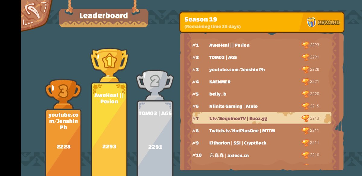 samuelsequinox's tweet photo. Taking a break from stream today, but that doesn't mean we take a break from owning the ladder 😏 https://t.co/KS4L1uTvMH