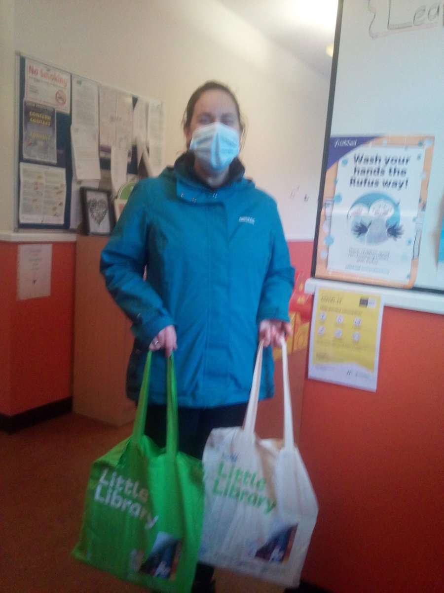 clarelibrary's tweet photo. Ruth from #scarifflibrary dropped off Little Library book bags to Leapfrog Creche and Montessori School, Tuamgraney earlier today.
This #littlelibrary project is aimed at developing #littlelibraries in early learning centres and promoting a love of books in young children. https://t.co/zMDcnRgxx7