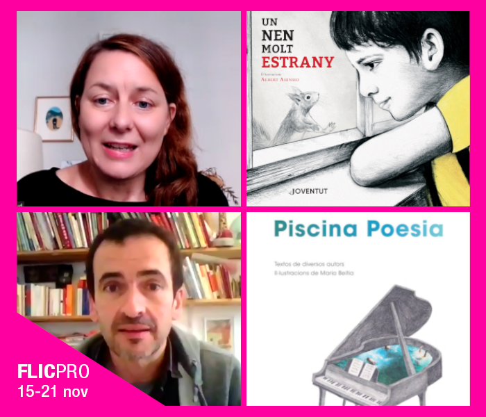 flicfestival's tweet photo. 📚 Inaugurem el programa de xerrades del #FLICPRO amb les editorials @Edjuventud i #piscinaunpetitocea, que han presentat els seus 3 llibres més representatius!📌Si t'ho has perdut, podràs veure-ho en diferit a l'espai virtual del #FLICPROOnline! https://t.co/nCuUYRD1vJ #Readoneu https://t.co/xGtTd4WIGa