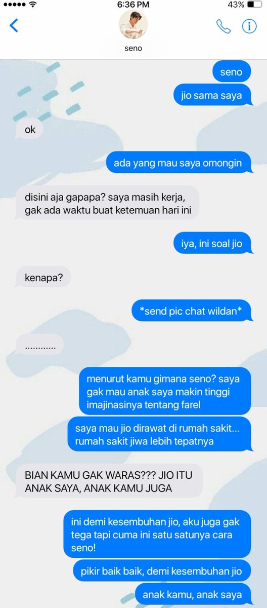 #sungjake au

"delusional"
Jiovariel selalu menganggap bahwa Farel masih ada di dunia ini.