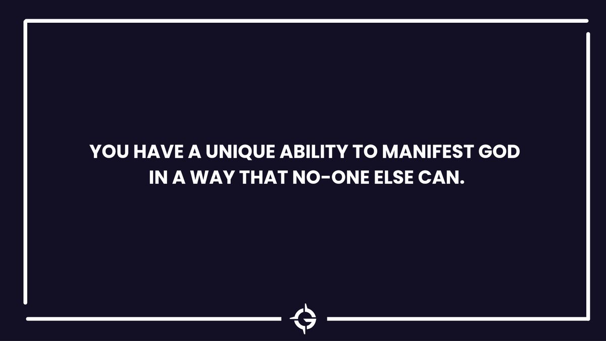 "God has made each &amp; every one of us unique in our characters, natures &amp; personalities &amp; our ability to manifest God is also contained within our individuality."

"No-one else can manifest God the way you can!"

YOU ARE UNIQUE! YOU ARE VALUABLE!

youtu.be/hDvAR8T15k