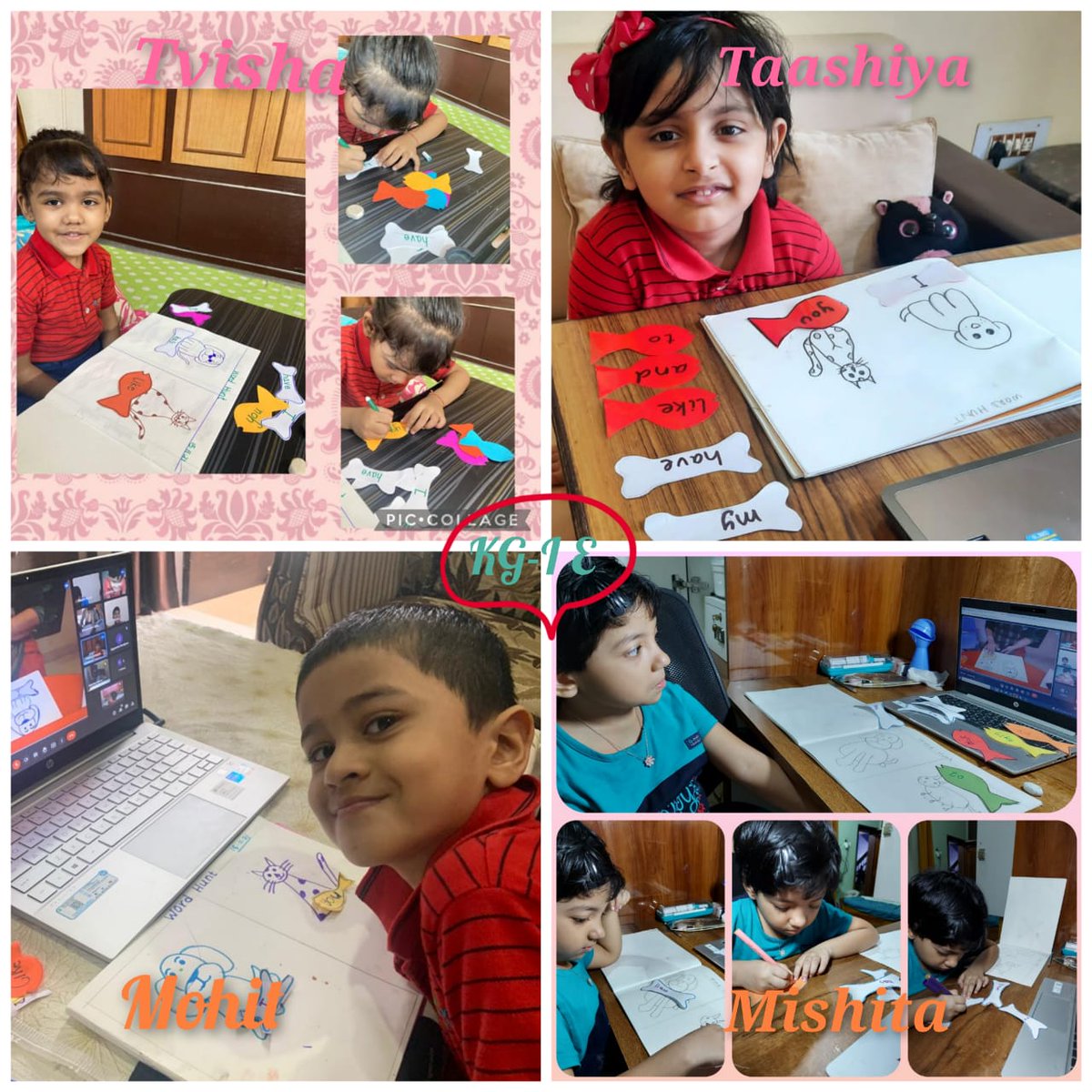 SAI_Edu_In's tweet photo. They were engaged in an exciting activity by writing the sight words and reading the words written on the bone or fish cutouts. Children enjoyed hunting the bone or the fish by reading and feeding the pet dog or the cat.
#Storybasedlearning
#Creativity https://t.co/KQtCume4BA