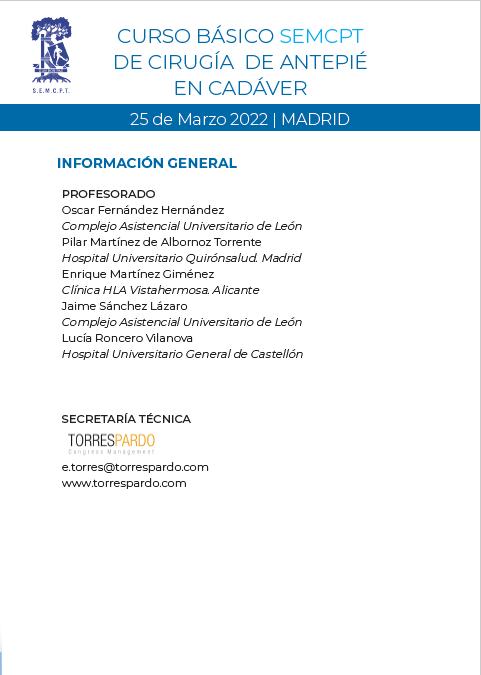 semcpt1's tweet photo. #2 Curso basico SEMCPT de cirugía de antepié en cadáver. 
No te lo pierdas. Un básico. 👣💪🤓 https://t.co/Iu8JEx1DnJ