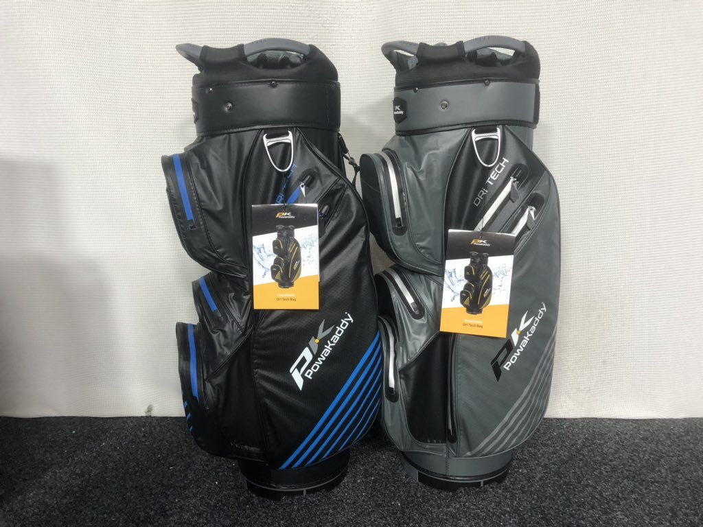 Great selection of waterproof bags have arrived this morning.
Sun mountain H2no and Dri tech Powakaddy cart bags and also carry bags. 
If you would like to reserve any please call the shop on 01943 607463
#ilkleygolfshop #ilkleygolfclub #sunmountain #powakaddy #wintergolf