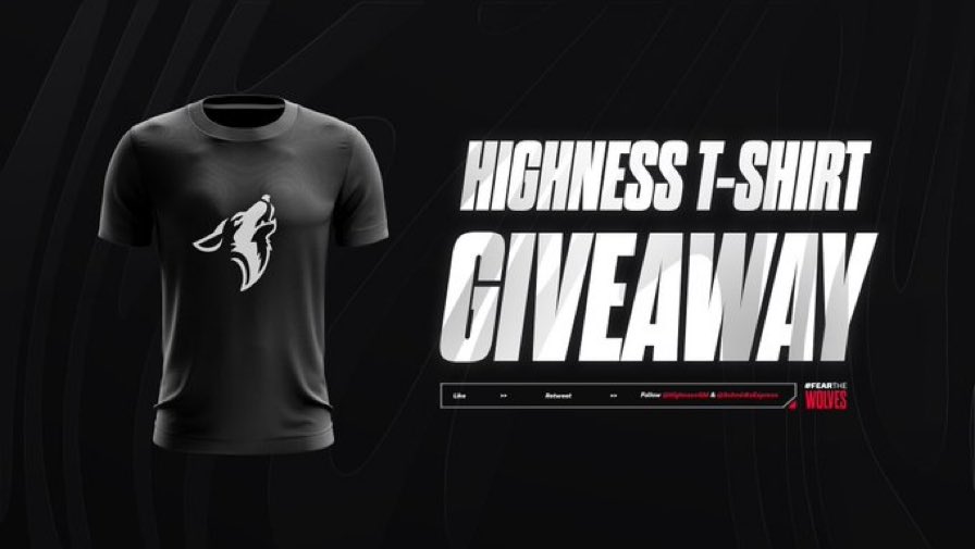 To thank you for the great support lately ❤️

we would like to give away 1 Highness Gaming Tshirt 👀

All you have to do is: 
- Retweet 
- like 
- Follow <a href="/HighnessGM/">Highness Gaming</a> x <a href="/SchmidtsExpress/">Schmidts Express📦</a> 

Good luck everyone 🍀

The winner will be drawn in 48h 🤝