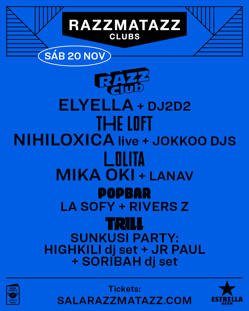 RazzmatazzClubs's tweet photo. ¡Este fin de semana en Razzmatazz Clubs! 💥💥💥

+ Info y entradas en https://t.co/1nZR05AsBi https://t.co/J6tx3WGGfl