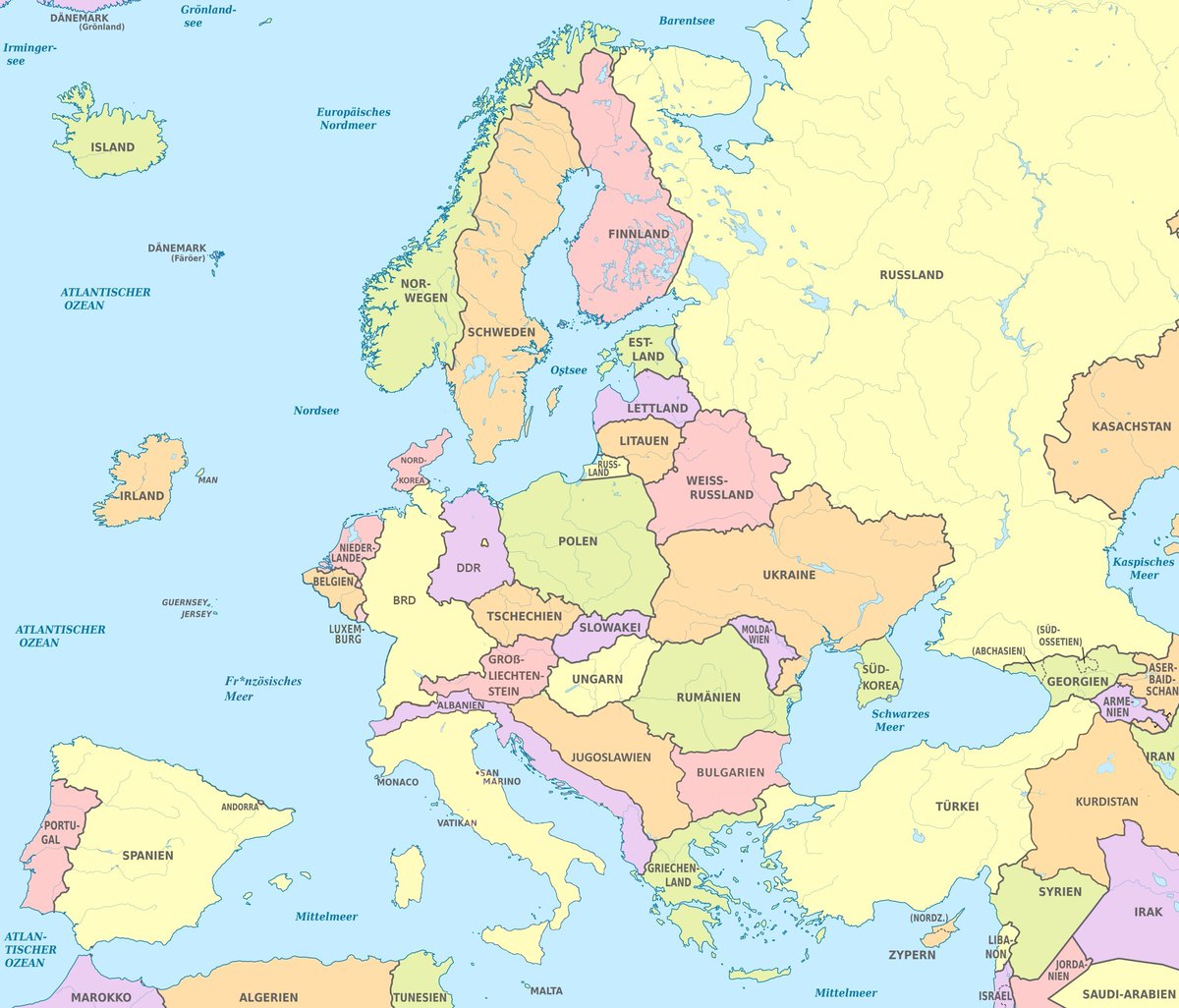 Europa aber ich werde die Karte entsprechend der drei Drukos mit den meisten Likes bearbeiten Tag #4.

(es werden nur drukos berücksichtigt, die auch rt gönnen sonst sinds immer die gleichen 3 leute)

Änderungen zu gestern sind in den Drukos