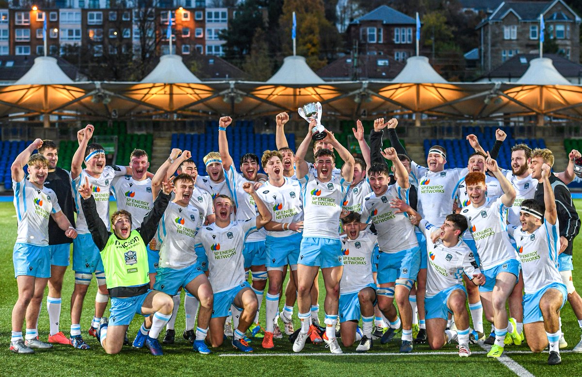 GlasgowWarriors's tweet photo. 🏆 That winning feeling

Think our U20s enjoying their Junior 1872 Cup triumph over Edinburgh at Scotstoun yesterday?

#WhateverItTakes ⚔️🛡️ https://t.co/muGh4AIBmN