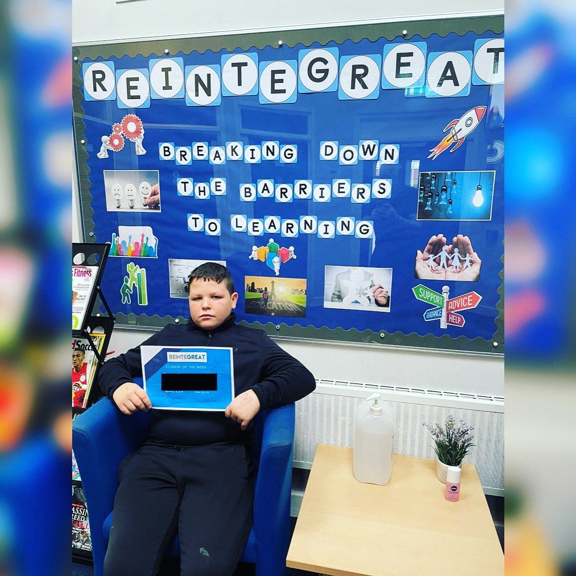 reintegreat's tweet photo. Congratulations to Scott for receiving our student of the week award for last week π #OutstandingBehaviour #GreatAttitude #AmazingWork ππππ https://t.co/iFv40IqSTl