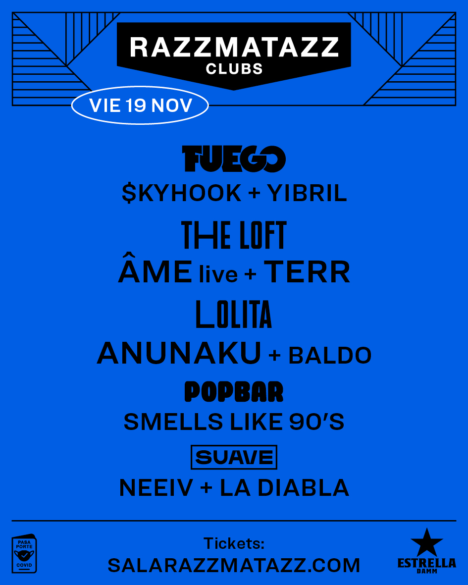 RazzmatazzClubs's tweet photo. ¡Este fin de semana en Razzmatazz Clubs! 💥💥💥

+ Info y entradas en https://t.co/1nZR05AsBi https://t.co/J6tx3WGGfl