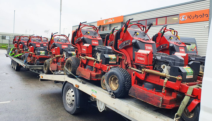 GGM_Ltd's tweet photo. That time of year has arrived!!
Lots of Toro Grandstand mowers arrived today for their Winter service!
Book your machinery in for a service now using our online booking form!
https://t.co/oWUcE7OMLB
#mowerrepair #mowerservice #landscaping #groundkeeping #turfcare #pitchcare https://t.co/mVoSl121Cg
