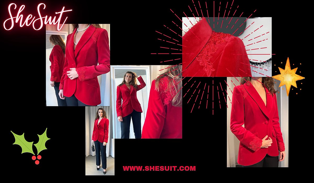 SheSuit's tweet photo. Ravishing red velvet jacket @ SheSuit :-)
#salon #haute #couture #handmade #season #christmas #red #velvet #handmade #suit #design #jacket https://t.co/66GBuowQXn