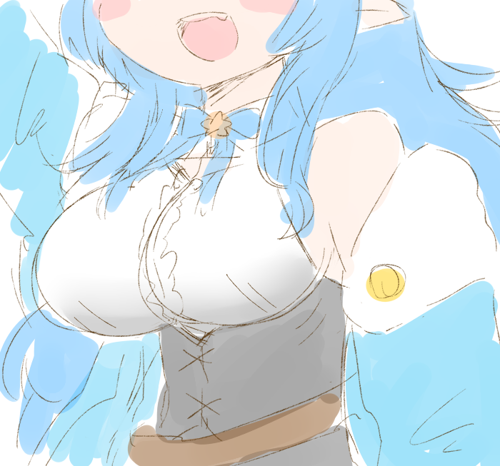 雪花ラミィ 「」|ねこやまのイラスト
