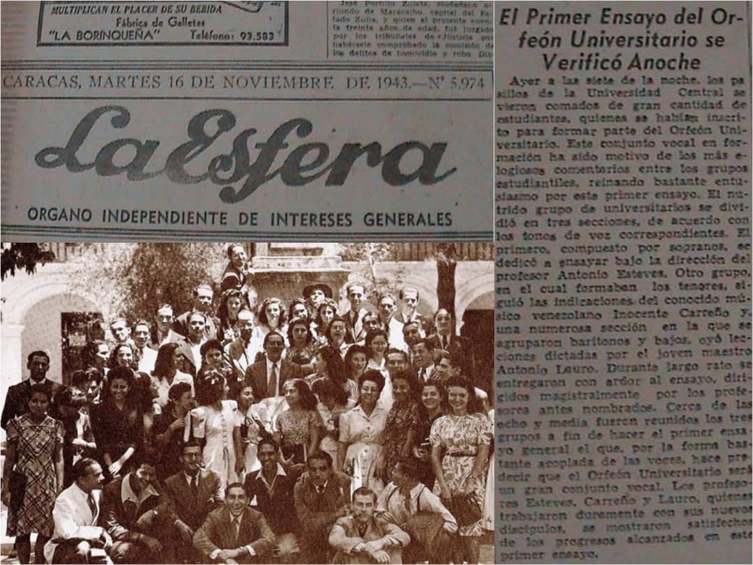 rojasolaya's tweet photo. Cantar en coro es un proceso de crecimiento colectivo permanente porque nos permite conectar lo más íntimo de nuestro ser con la partitura, pero siempre al servicio de la interpretación para lograr la unión mágica con el público. ¡Feliz cumpleaños, Orfeón Universitario de la UCV! https://t.co/Exv5RxhgJ3