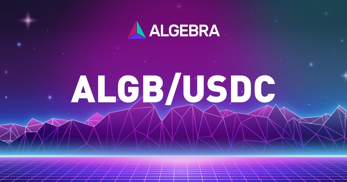 CryptoAlgebra's tweet photo. Time to unveil the mystery 🔮

It’s only THREE HOURS LEFT, so welcome $ALGB / $USDC as the very first pool on Algebra #DEX! 🎉

In only three hours, you’ll be eligible for adding and farming liquidity to ➡️ https://t.co/ibLThjlk8g https://t.co/CedznXGcVN