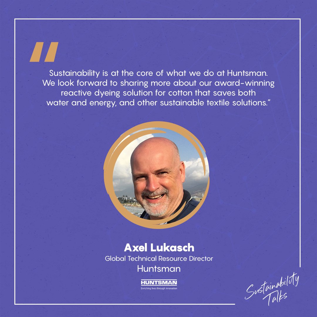 STItalks's tweet photo. Sustainability Talks İstanbul’un bu seneki konuşmacılarından Huntsman Küresel Teknik Kaynak Müdürü Axel Lukasch, global düzeyde sürdürülebilir tekstil çözümleri hakkında yapacağı paylaşımları ile bu sene bizlere eşlik edecek.

#SustainabilityTalksIstanbul #Huntsman https://t.co/qyDkCWcWlI