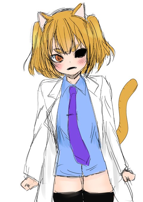 ネコミミツインテフォックステール博士 