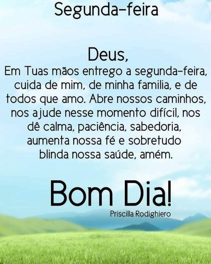 charles på Twitter: ”Bom dia graça e paz passando aqui pra desejar uma ótima SEGUNDA-FEIRA abençoada e uma excelente semana debaixo da GRAÇA do SENHOR JESUS /qPZhTEb5rr” / Twitter charles på Twitter: ”Bom dia graça e paz passando aqui pra desejar uma ótima SEGUNDA-FEIRA abençoada e uma excelente semana debaixo da GRAÇA do SENHOR JESUS /qPZhTEb5rr” / Twitter
