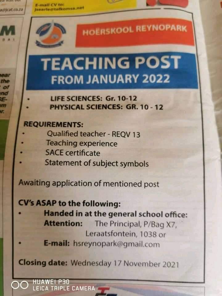 MetjahTebogo's tweet photo. Job vacancies ‼️ 
Please retweet ❤ 😊 https://t.co/LHsJ68G8tM